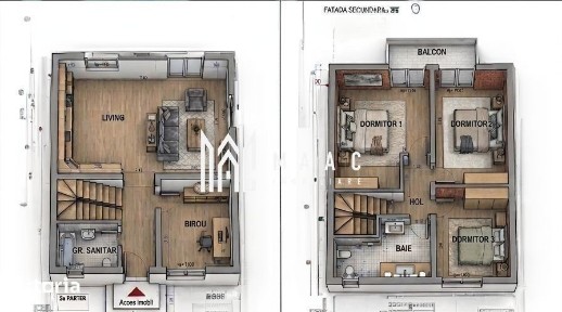Casă Individuala | 4 camere | 123MPU | Șura Mică