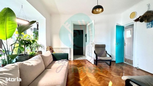 Apartament interbelic 3 camere+Birou demisol | Cotroceni | Liniște și