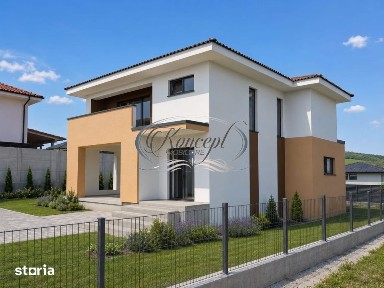 Casa individuala cu garaj si terase generoase in Chinteni