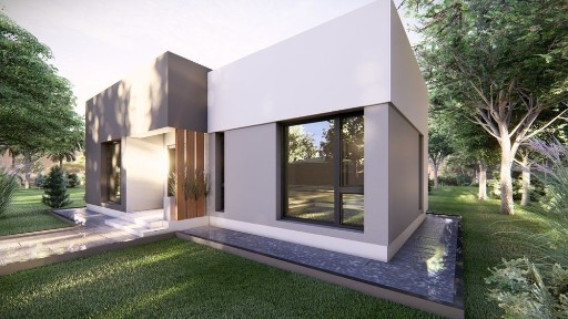 Casă modernă la ROȘU, parter - Domnești, 500 mp teren.