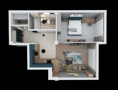 Apartament 2 camere-SAN CASA-complex rezidential