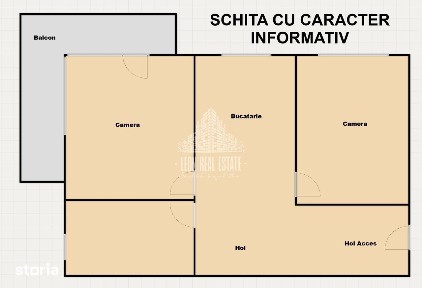 Apartament 2 camere Decomandate cu loc de parcare, Floresti - Florilor