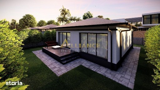 Casa Individuala pe parter 3 camere 1 baie 250mp teren