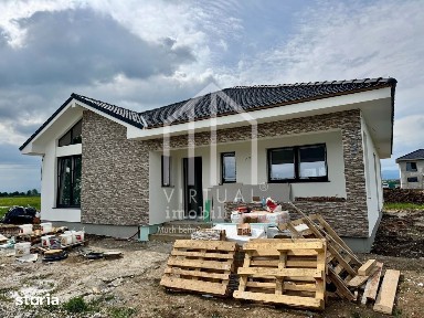 Casa pe un nivel cu 4 camere, 120mp utili, teren de 500 mp, Sura Mica