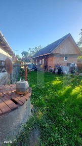 Casa lemn masiv, 50 mp, teren si livada, zona Telechia