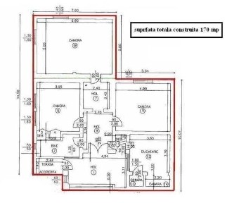 Casa plus teren suprafata totala 927 mp, PLOIESTI, str. 13 Decembrie.