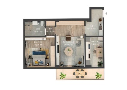 CARTIER IRISS - apartamente noi 1300 euro/mp plus TVA -