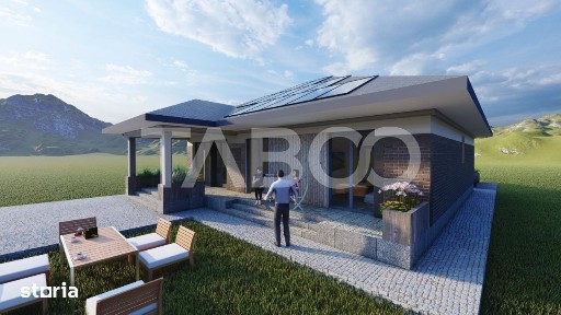 Casa de vanzare cu 3 camere 500 mp teren Sura Mica Sibiu