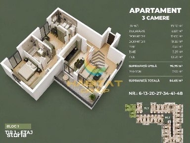 Vânzare Apartament 3 camere 85 mp | Popești Leordeni Metrou Berceni