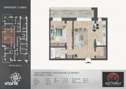 2 Camere Decomandat | Bloc Boutique | 7 min Metrou N.Teclu | Direct De