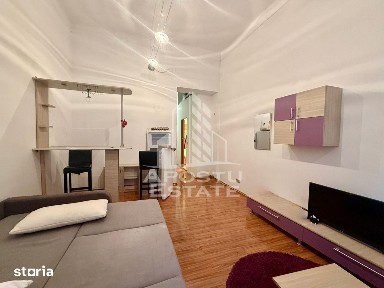 Apartament o camera, 30mp, balcon deschis, in Piata Victoriei