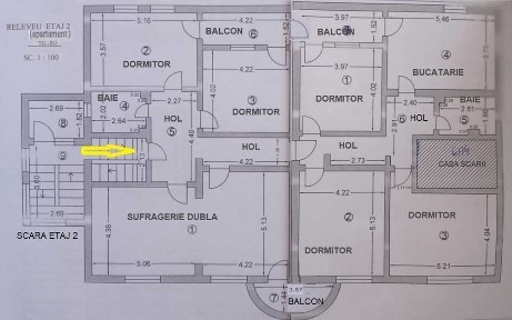 Apartament 270 mp in vilǎ, centru Tȃrgu Jiu. Pretabil si firma