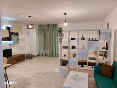 Apartament modern tip studio, 44 mp, parcare, zona Andrei Muresanu Sud