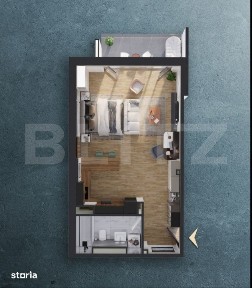 Comision 0%! Apartament 46 mp, balcon 6 mp, Proiect nou nZEB, zona Riv