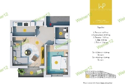 Apartament 2 camere Decomandat Militari Weiner2 Direct Dezvoltator