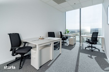 Spațiu de birou privat pentru 4 persoane în Regus Central Business Pl.
