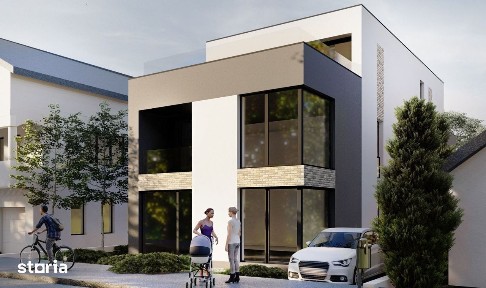 Apartament 3 camere, 71 mp + 54 mp terase, imobil tip vila, Marasti