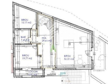 Spatii administrative/birouri+posibil locuinta | 271 mp | Iris-Piata