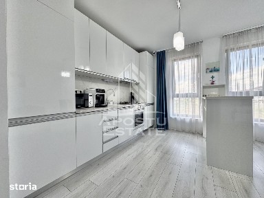 Apartament cu 2 camere la etajul 1 cu lift complet mobilat si utilat