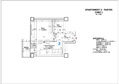 Apartament 2 camere | Proiect nou | Bloc cu lift | Parcare inclusa