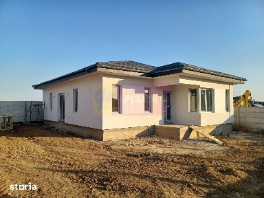 Dragomirești casă parter 4 camere 2 băi, terasă, apă, canalizare, gaze