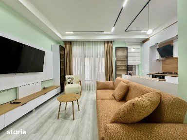COSMOPOLIS - Apartament cu 3 camere si gradina, mobilat si utilat.