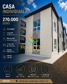 Vânzare DUPLEX 5 camere 133 mp Popești Leordeni