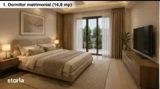 Apartament 3 camere, terasa generoasa, balcon, bloc nou, metrou