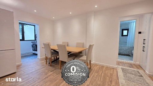 Apartament 2 camere, etaj 1, RENOVAT, mobilat și utilat, VASLUI - zona