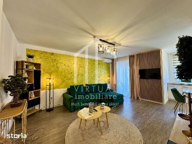 Apartament 3 camere, mobilat si utilat modern - 71,80 si 2 balcoane