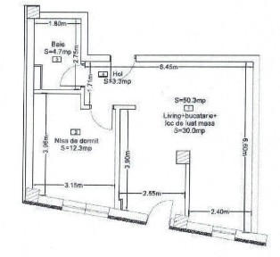 Apartament 2 camere, 50 mp, bloc nou, zona Corneliu Coposu