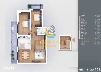 Pallady 5 camere tip duplex 190 mp la 8 minute metrou Teclu