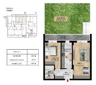 Apartament 2 camere cu grădină | Langa noul centru educational Brauner