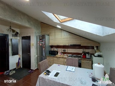 Apartament cochet si utilat complet cu 2 camere, 35mp utili la mansard