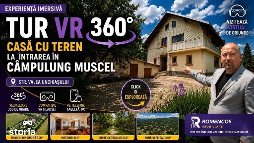 Casa P+1 cu aproximativ 4.100 mp teren in Campulung Muscel