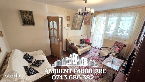 Apartament cu 2 camere, ETAJ 3, mobilat și utilat, VASLUI - zona NORD