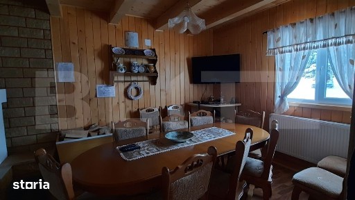 Cabana din lemn 2017, 4 dormitoare, 110 mp, semineu, Prigoana