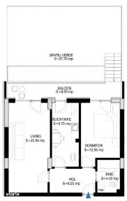 Curte/Gradina Apartament 2 Camere Decomandat Metrou Nicolae Teclu