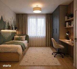 Apartament 3 camere, 2 bai, bloc nou, calitate, parc privat