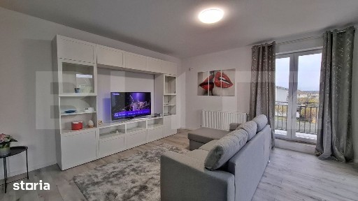 Apartament de inchiriat, 2 camere, 53 mp, loc de parcare, Romanescu Re