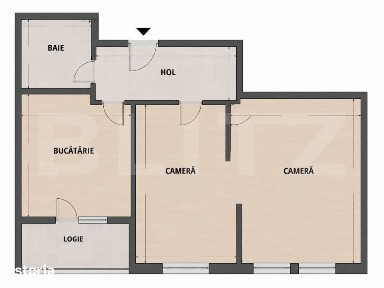 Apartament de vanzare, 2 camere, 41,5 mp, Marasti