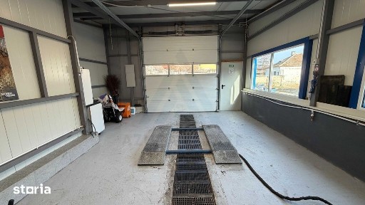 Hală 50 mp cu teren 200mp ideală service auto/vulcanizare in Sura Mare