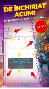 Spațiu Comercial de Închiriat Brașov | I.C. Brătianu | Vitrină Stradal