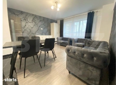 Apartament de 2 camere, 56mp, mobilat si utilat, zona Tatarasi