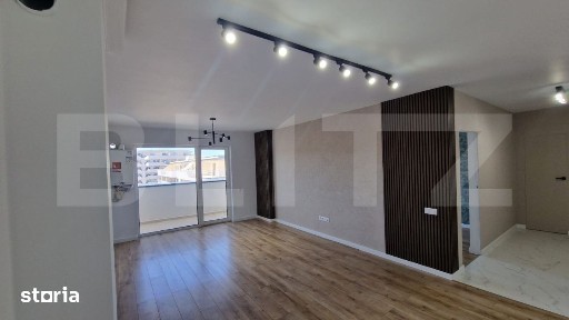 Apartament semidecomandat, 2 camere, 53 mp utili, terasa, finisaje noi