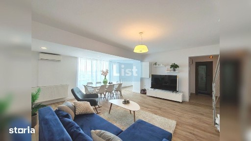 Penthouse pe 2 niveluri cu terase, parcare in Buna Ziua! comision 0%┃