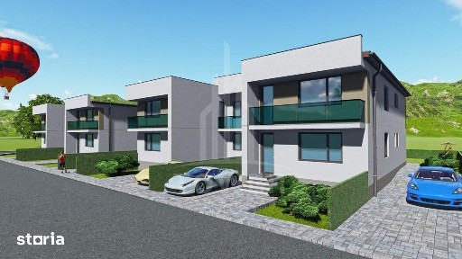 Casa tip Cvadruplex, situat în zona Arhitecților, lângă Lidl.