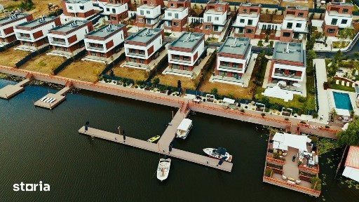 Vilă finalizata la Marina Snagov, pe malul lacului!