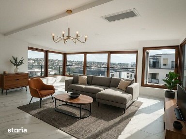 Trăiește la Înălțime - Penthouse Spațios de Închiriat, Pipera +2 locur