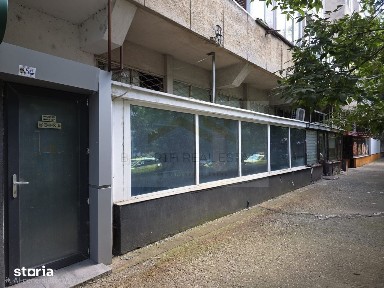 Spațiu comercial 100 mp, vitrină 10 m, zonă cu vad - Constantin Brânco
